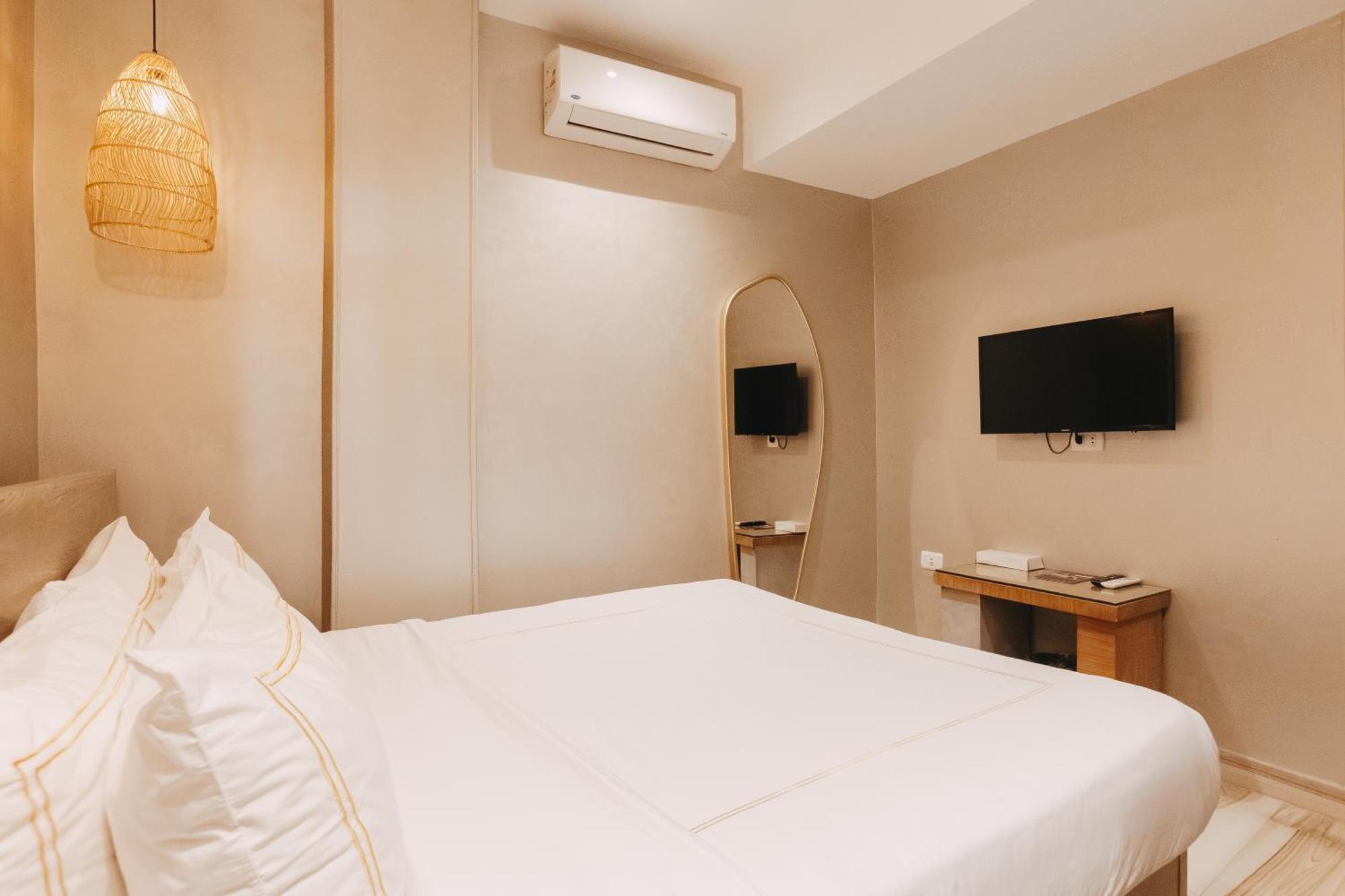 Almas Pyramids View Hotel Kafret el-Gabal Exterior foto
