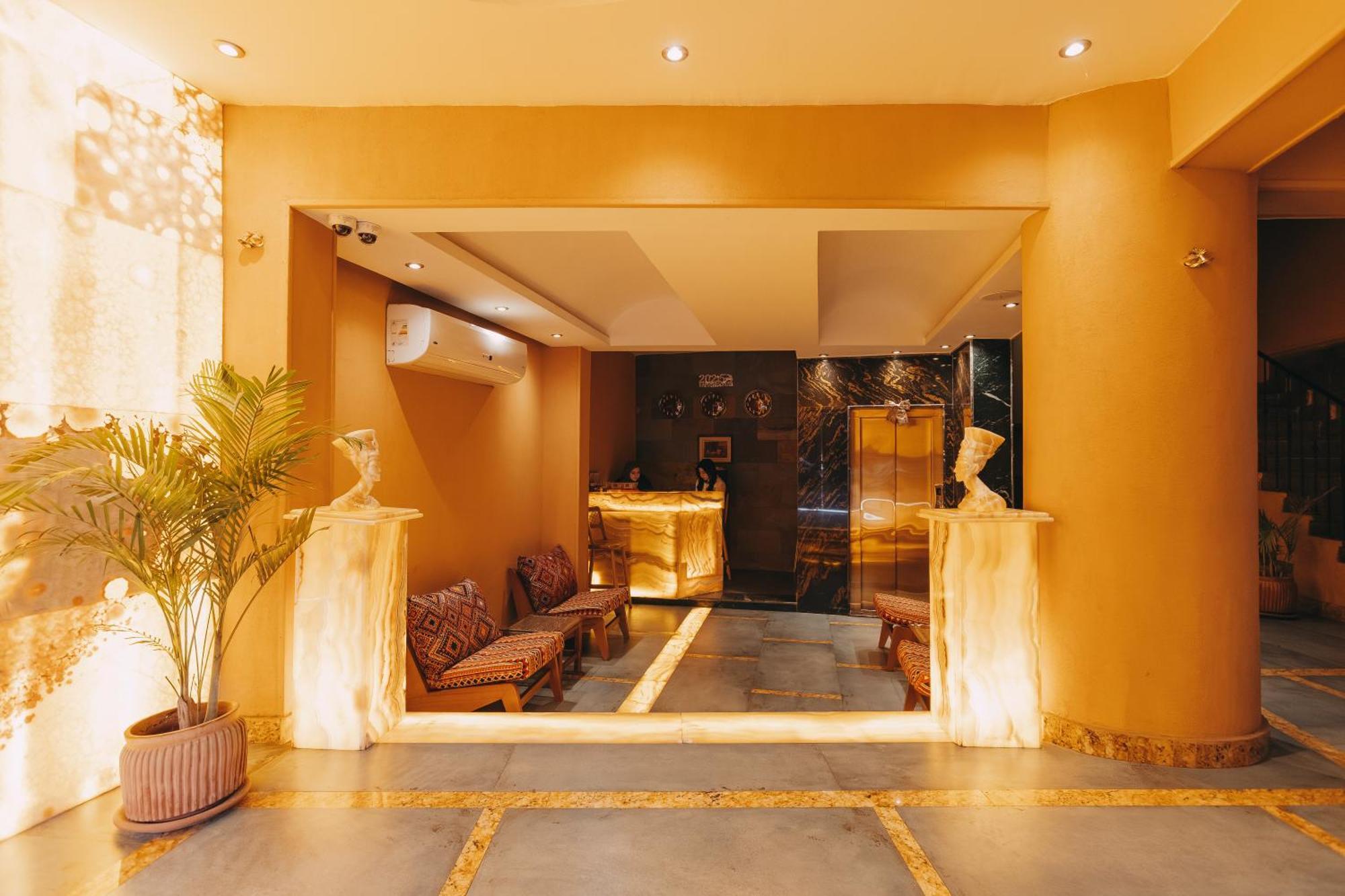 Almas Pyramids View Hotel Kafret el-Gabal Exterior foto